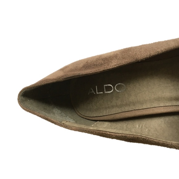 Size 6 (Euro 36) Tan Aldo Heels - Picture 6 of 7